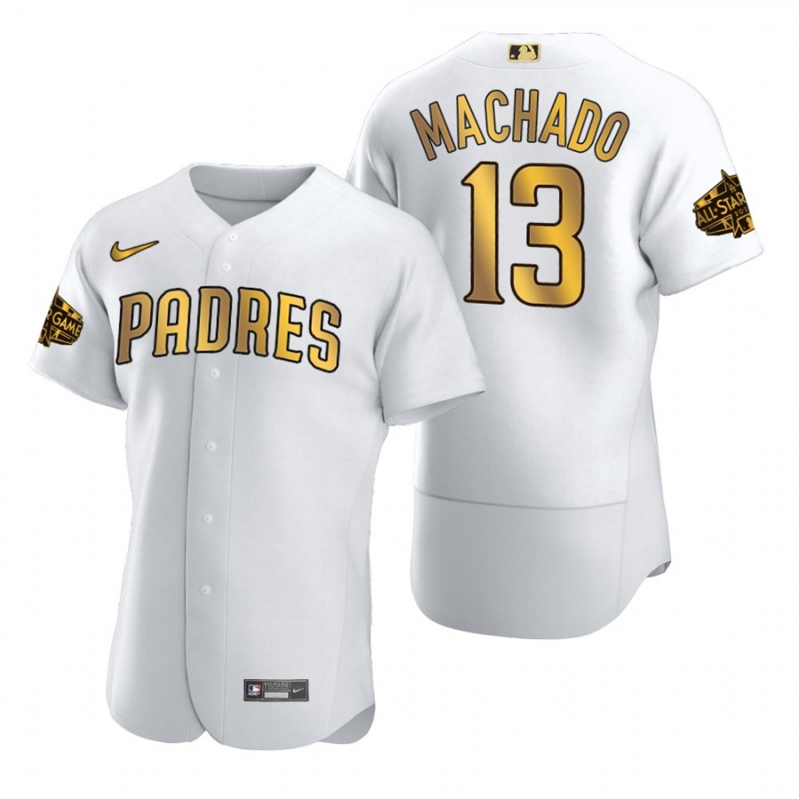 Men's San Diego Padres Manny Machado El Ministro Majestic White 2019  Players' Weekend Name & Number